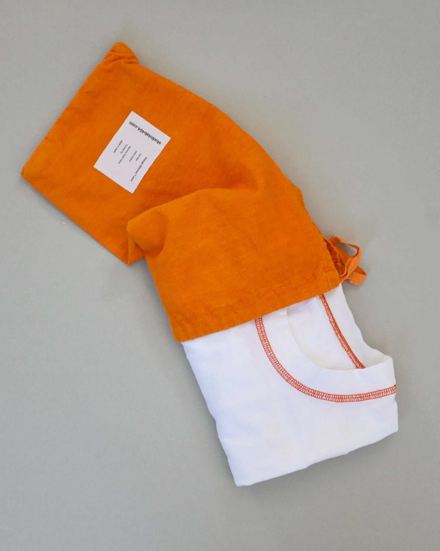 Orange Stitched S/S Tee