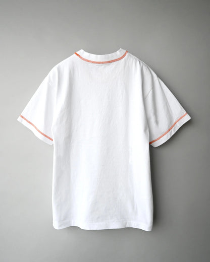 Orange Stitched S/S Tee