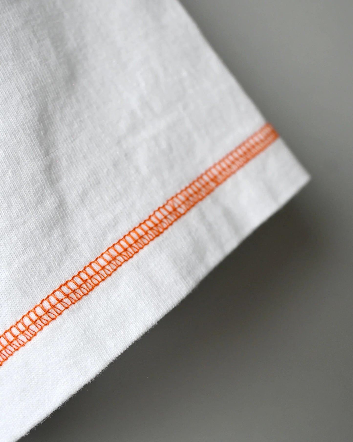 Orange Stitched S/S Tee