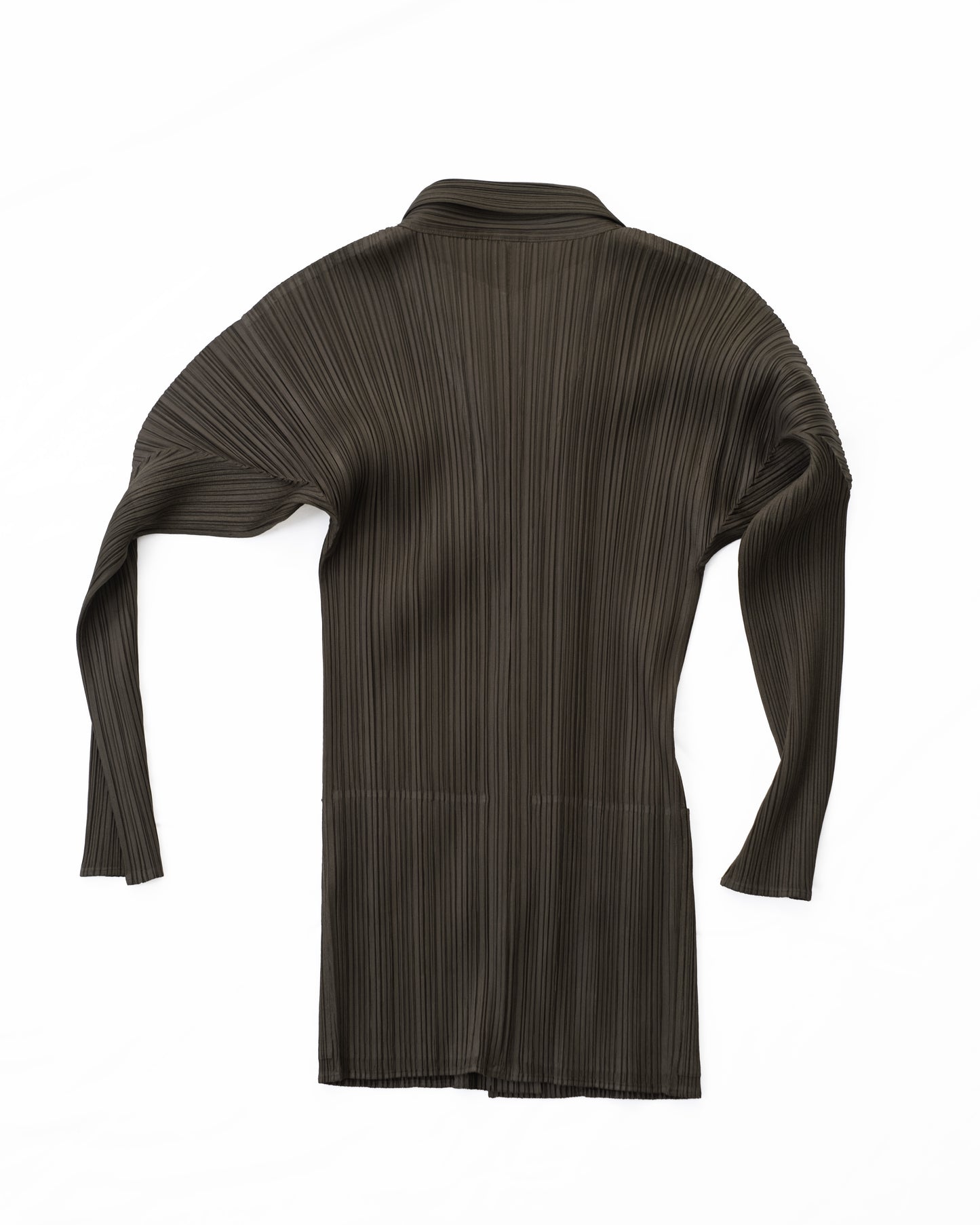 PLEATS PLEASE ISSEY MIYAKE Brown shirt